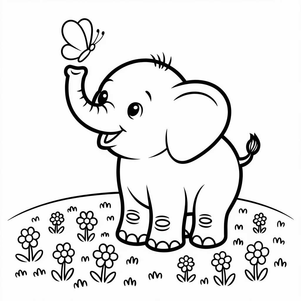 Elefant Schmetterling